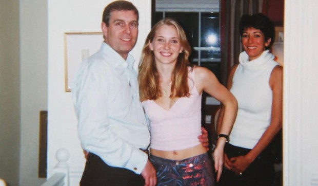 Princ Endru, Virdžinija Đufre i Epstajnova saradnica Gilejn Maksvel