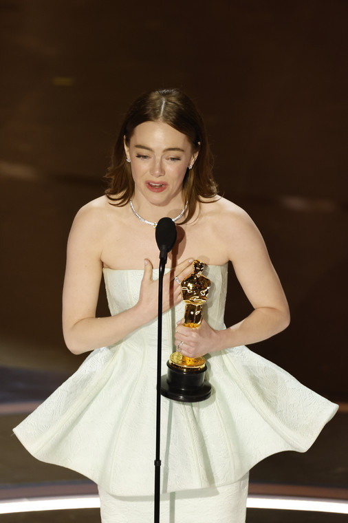 Emma Stone na gali rozdania Oscarów (2024 r.)