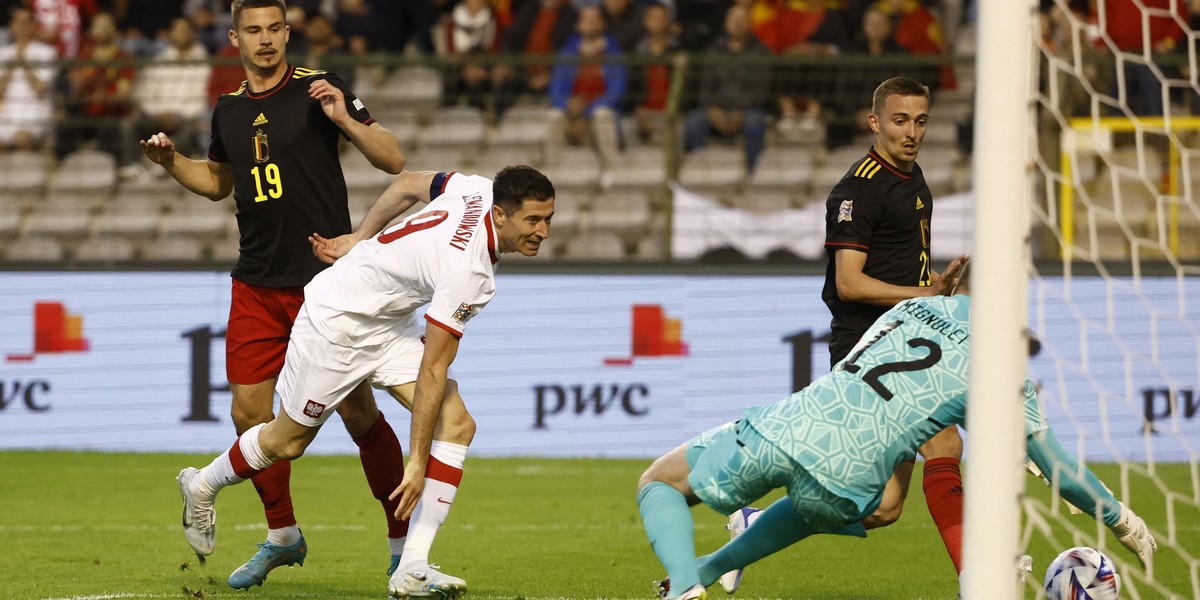 Robert Lewandowski podsumował lanie od Belgii.