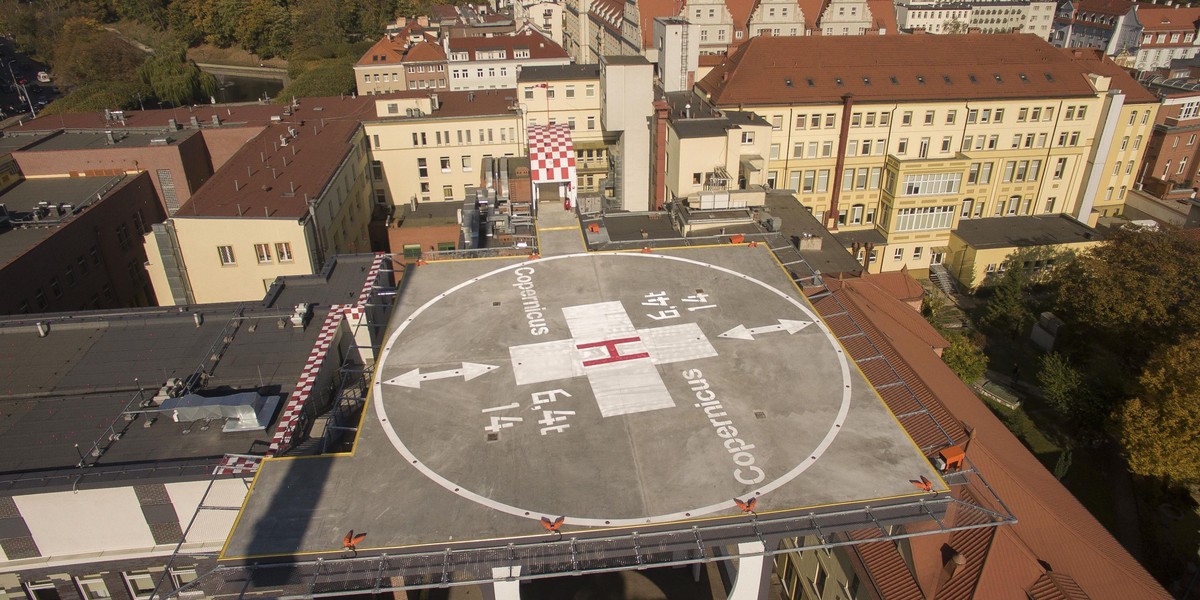 Szpital Kopernika ma już lądowisko 