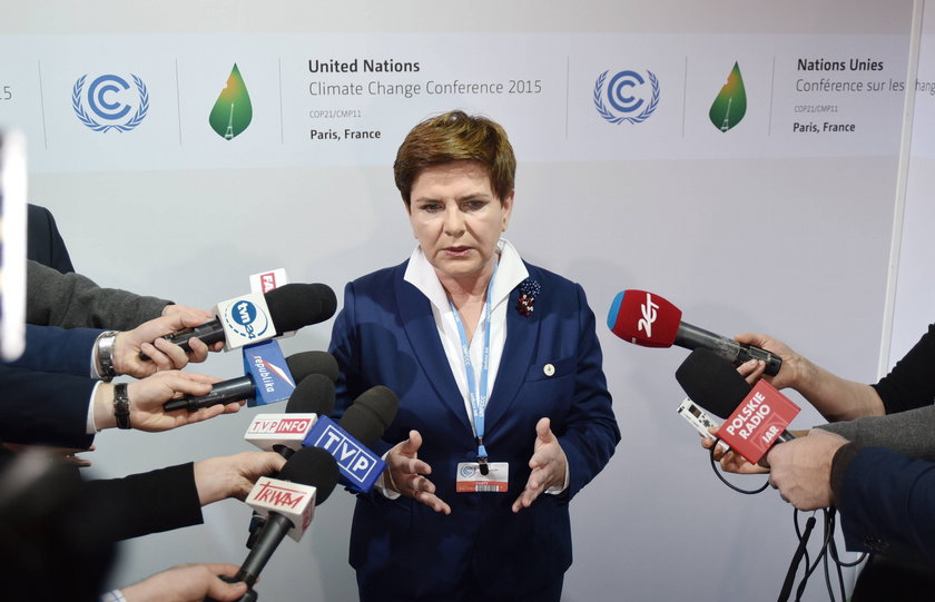 Szydło na szczycie klimatycznym w Paryżu