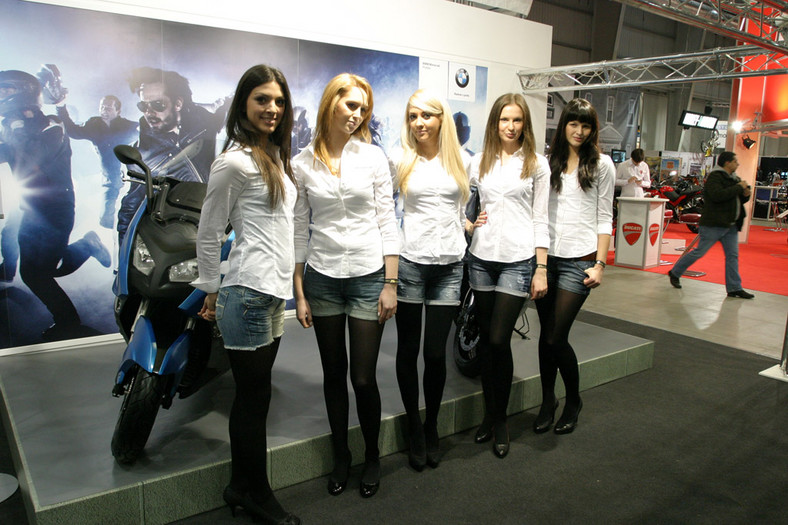 Hostessy na IV Ogólnopolskiej Wystawie Motocykli