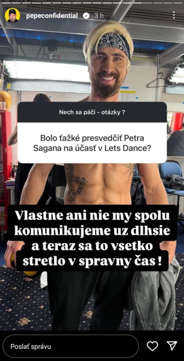 Pepe Majeský sa vyjadril k účasti Petra Sagana v Let’s Dance.