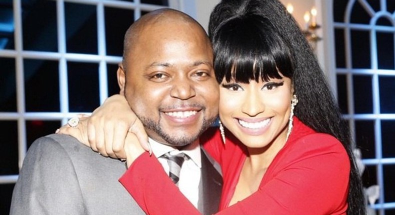 Nicki Minaj with brother Jelani Maraj