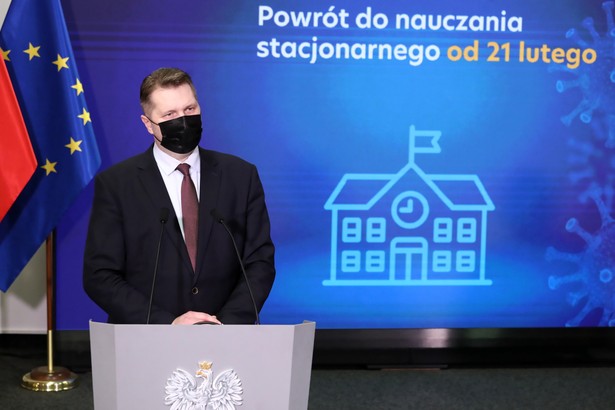 Minister edukacji i nauki Przemysław Czarnek