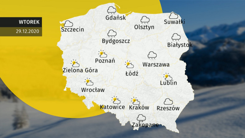 Prognoza Pogody Dla Polski Jaka Pogoda We Wtorek 29 Grudnia Wiadomosci
