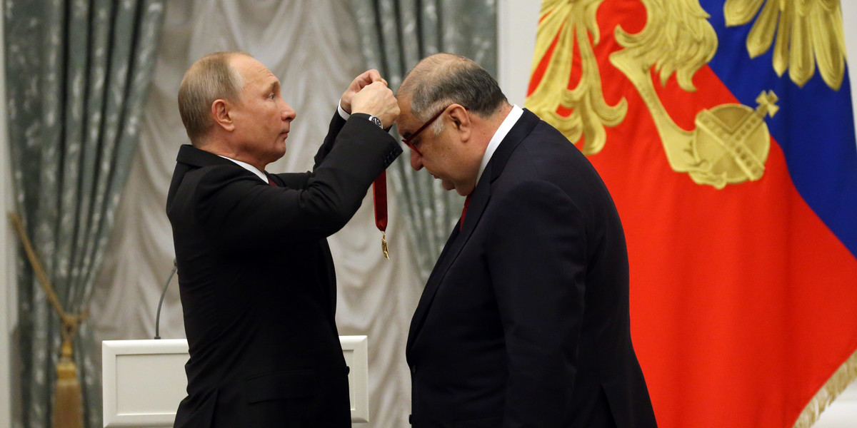 Ulubiony oligarcha Putina Aliszer Usmanow trzymał w sejfie cztery niezwykle cenne jaja Faberge.