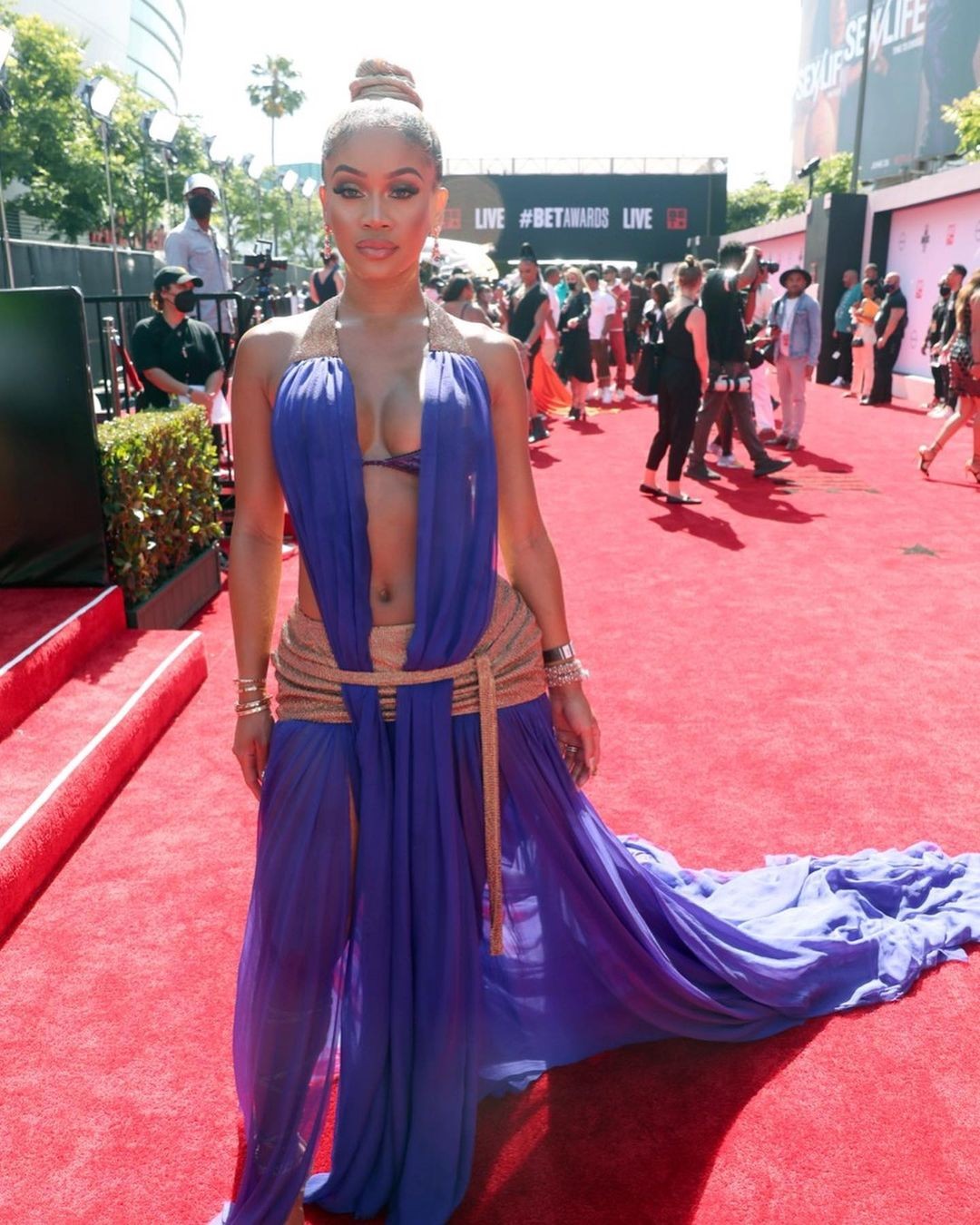 Photos from the Red Carpet at the  2021 BET Awards (Courtesy) 