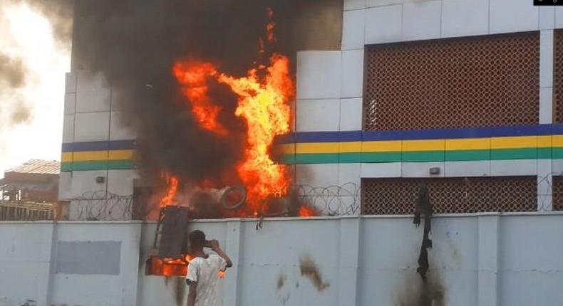 Fire burns police station [Ripples Nigeria]