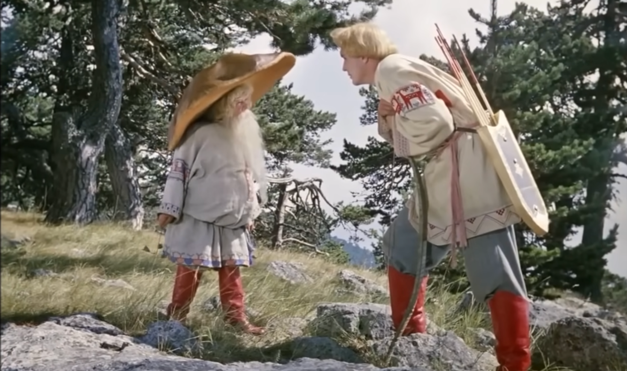 Dedka Hríbika v Mrázikovi si zahrala Galina Borisová.