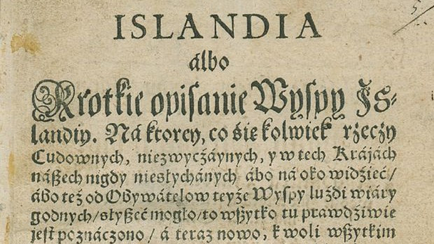 "Islandia albo Krótkie opisanie Wyspy Islandyi"