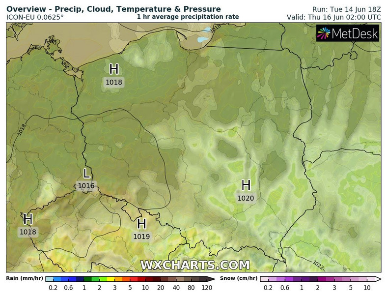 Noc w całej Polsce będzie pogodna