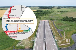 Autostrada A2 na wschodzie Polski coraz bliżej granicy. Jest decyzja dla kolejnego odcinka [MAPA]