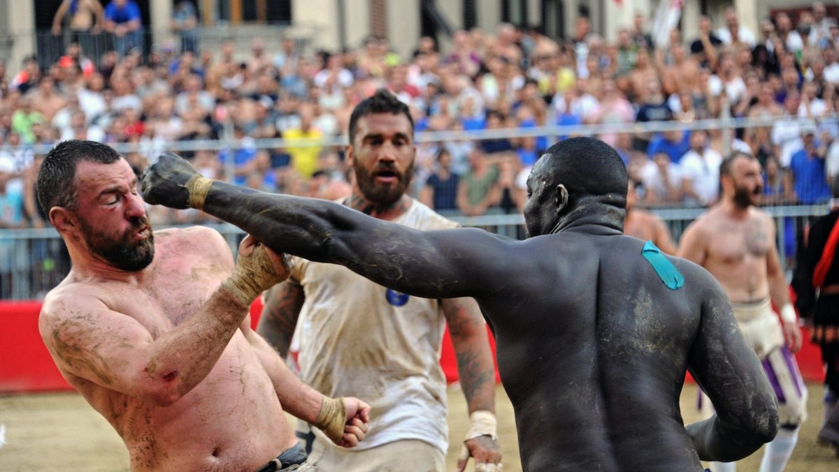 Włochy Florencja Calcio Storico Fiorentino futbol