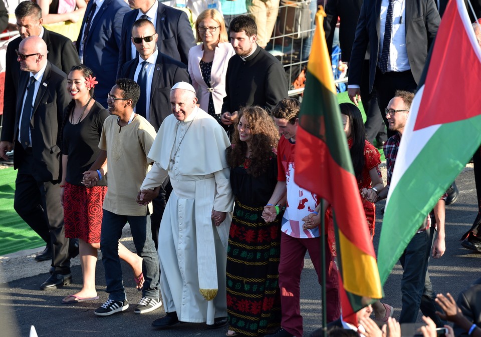 BRZEGI ŚDM PAPIEŻ FRANCISZEK (papież Franciszek)