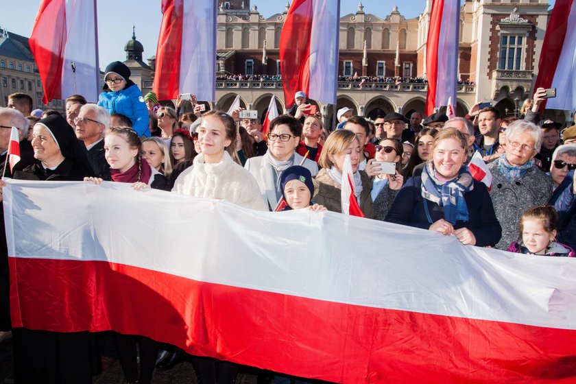 Polacy świętują niepodległość