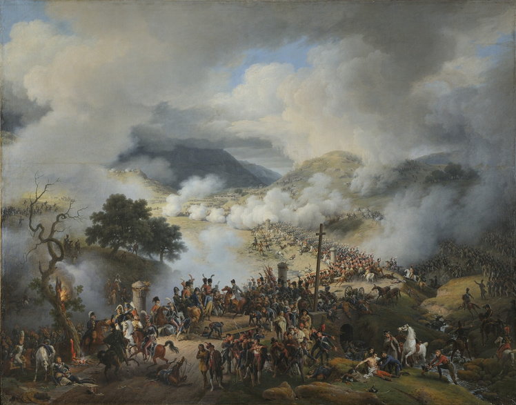Bitwa pod Somosierrą, mal. Louis-François Lejeune. 