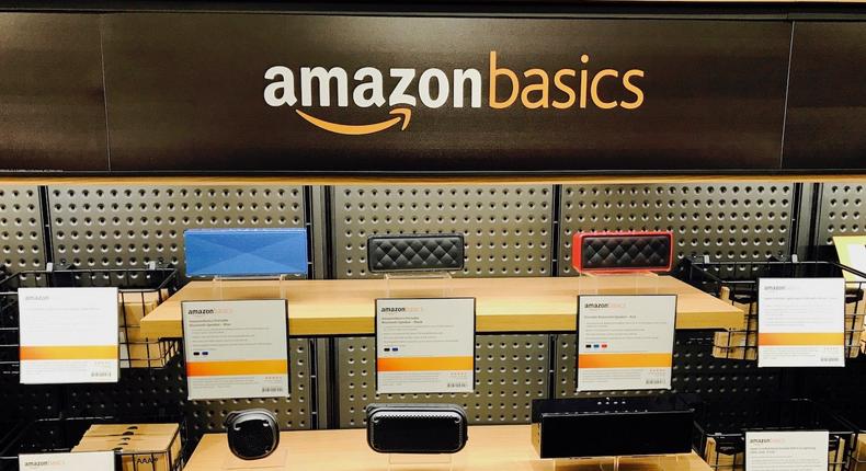 Amazon Basics bookstore electronics