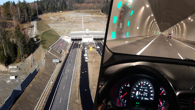25 minut szybciej! Po otwarciu tunelu o tyle skrócił się czas jazdy zakopianką z Krakowa pod Tatry