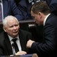 Jarosław Kaczyński i Zbigniew Ziobro w Sejmie