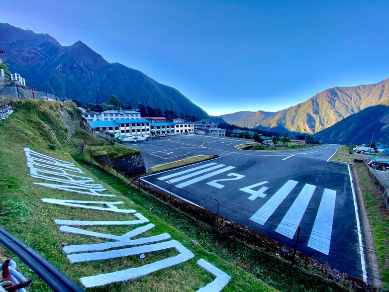 Lukla, lotnisko Tenzing-Hillary