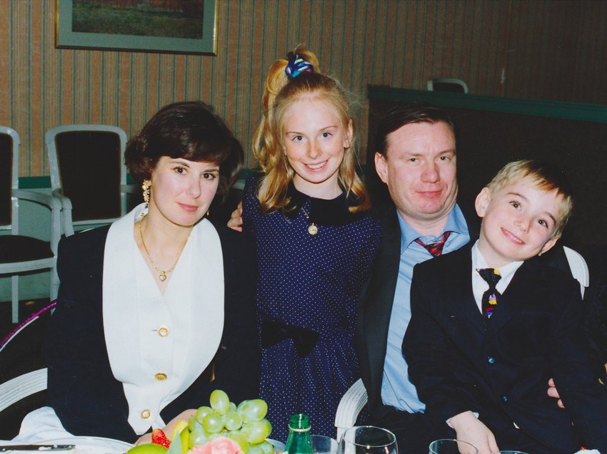 Beše nekad: Natalija Potanjina i muž Vladimir sa decom