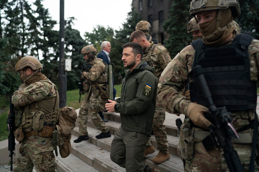 Volodimir Zelenski u Izjumu