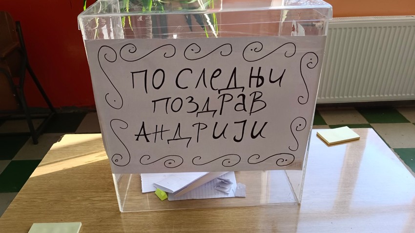 Potresne scene ispred škole u Leskovcu