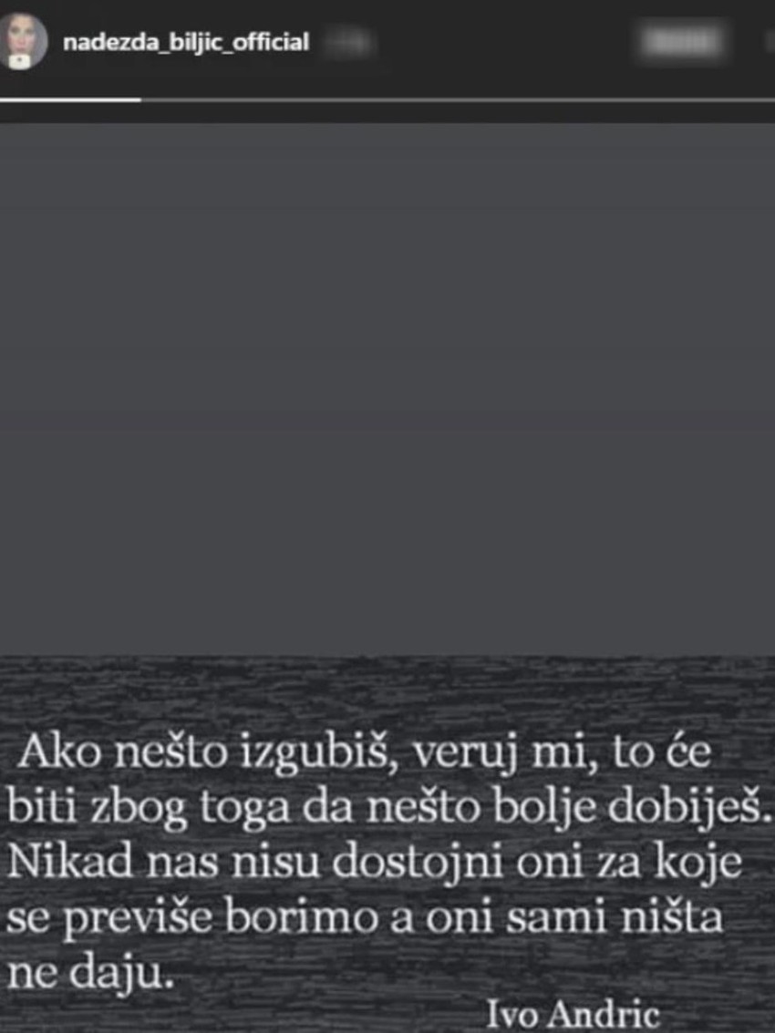 Objava Nadežde Biljić