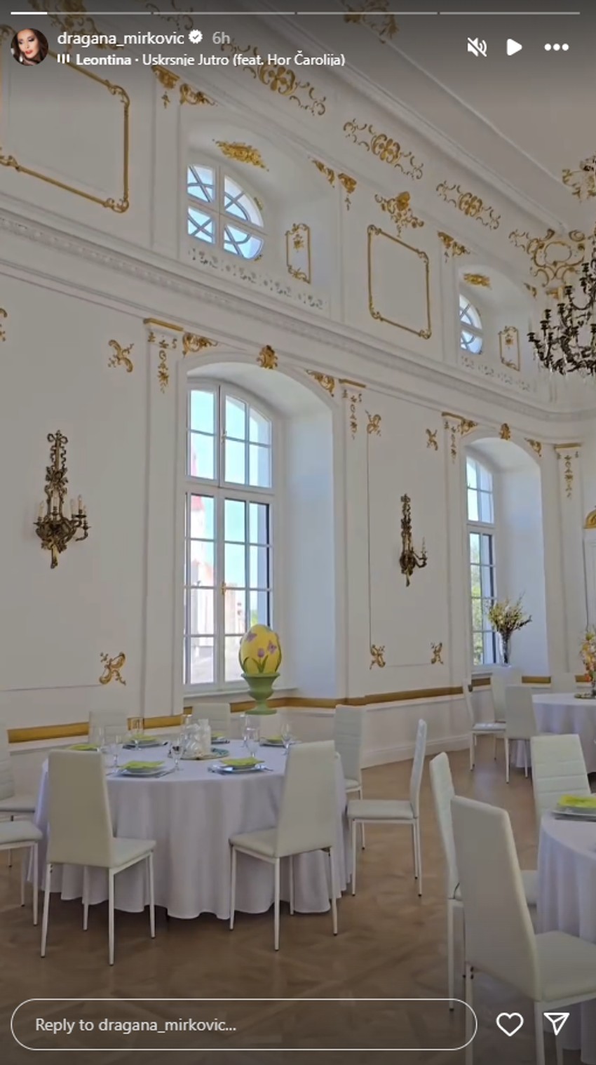 Dragana Mirković, objava na Instagramu