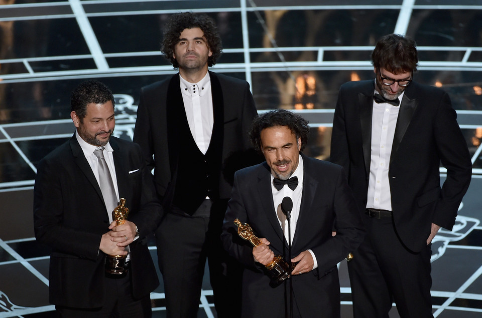 Najlepszy scenariusz oryginalny: Alejandro G. Iñárritu, Nicolás Giacobone, Alexander Dinelaris, Jr. i Armando Bo, "Birdman"