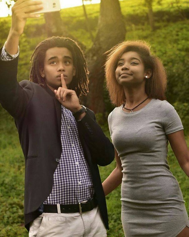 Sean Andrew with ex-girlfriend Elodie Zone 