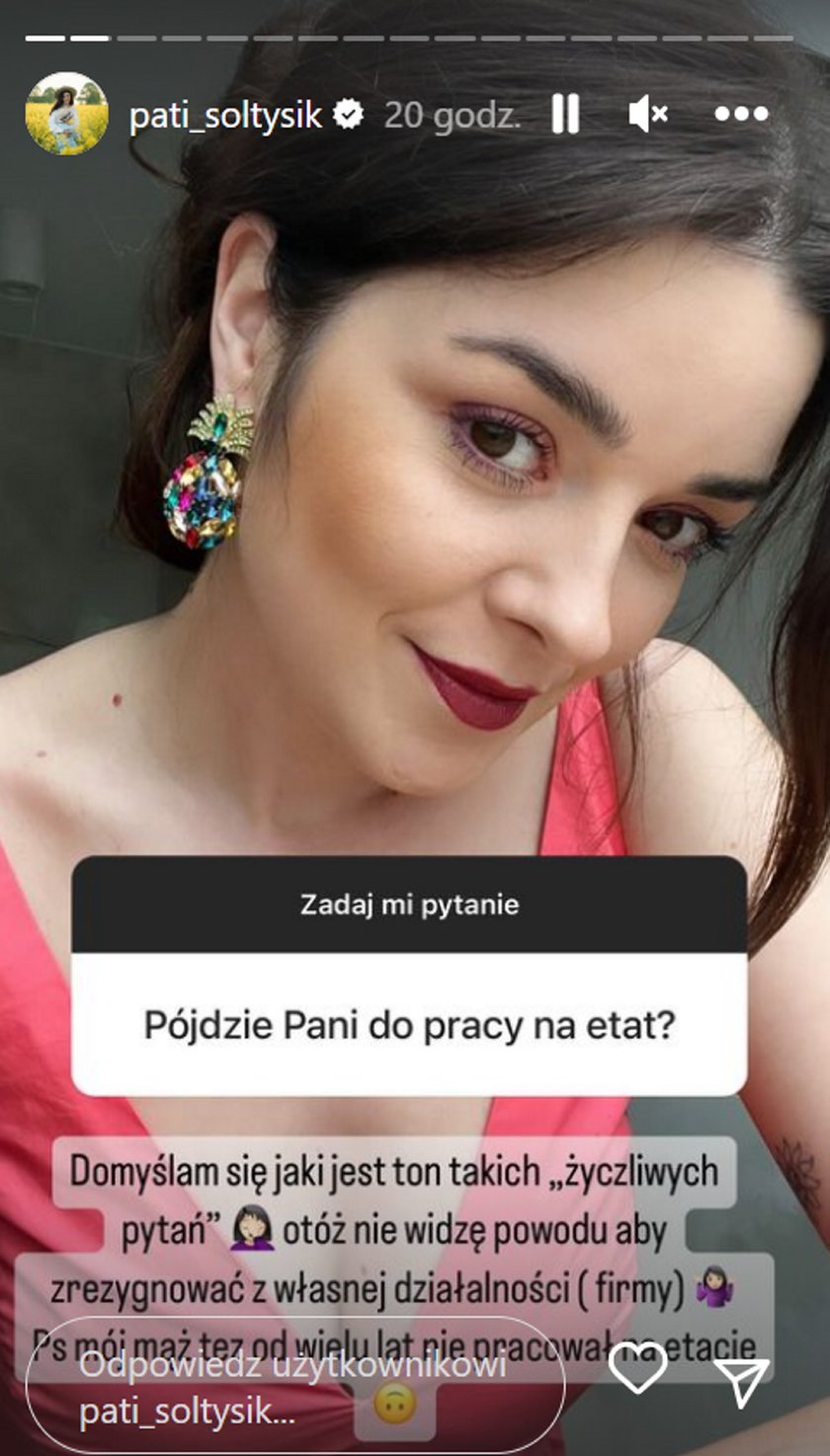 Patrycja Sołtysik odpowiedziała na pytania internautów. 