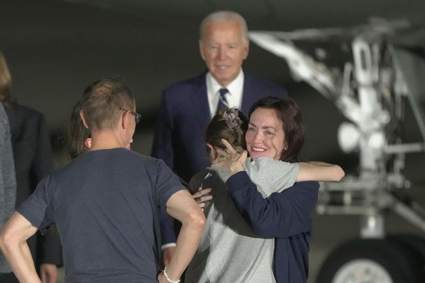 Joe Biden i Kamala Harris spotkali się z uwolnionymi Amerykanami. Takimi słowami powitał rodaków prezydent USA