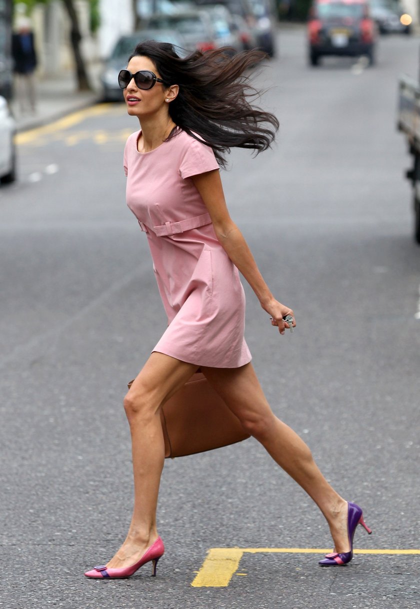 Amal Alamuddin na ulicy