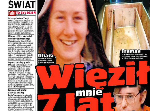 "Przez 7 lat więził mnie w trumnie"