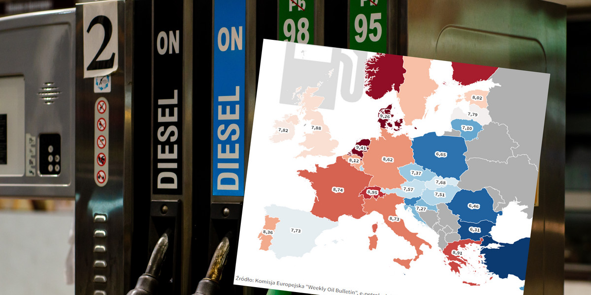 Polska ma trzecie najtańsze paliwo w Unii Europejskiej