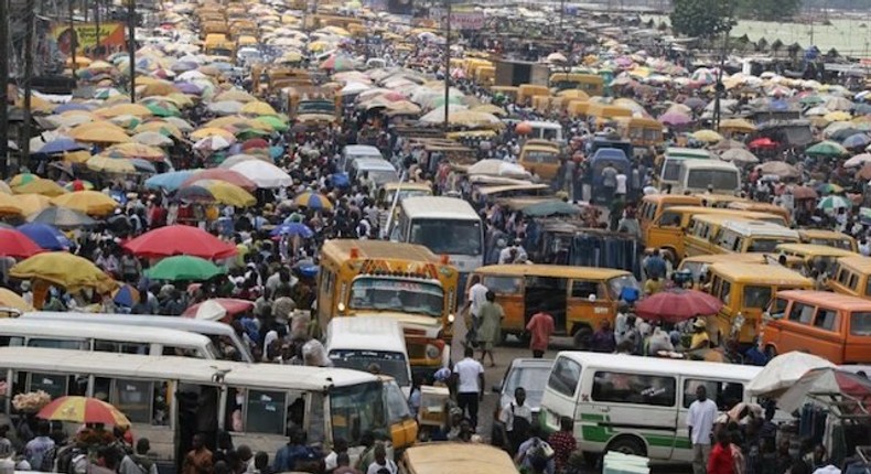 Traffic in Lagos, Nigeria