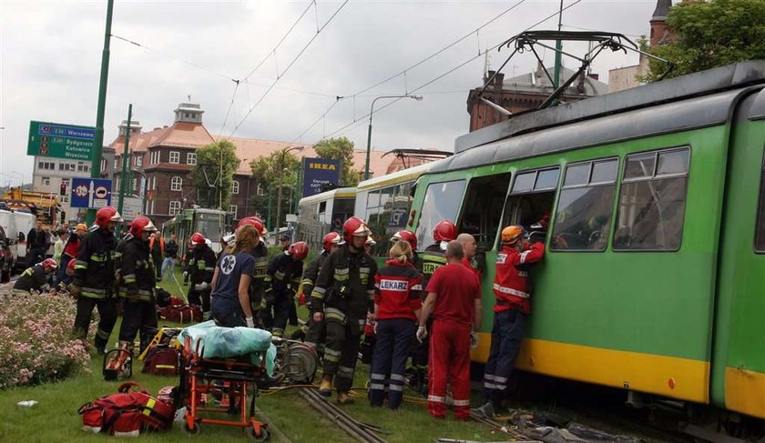 Zderzenie tramwajów w Poznaniu