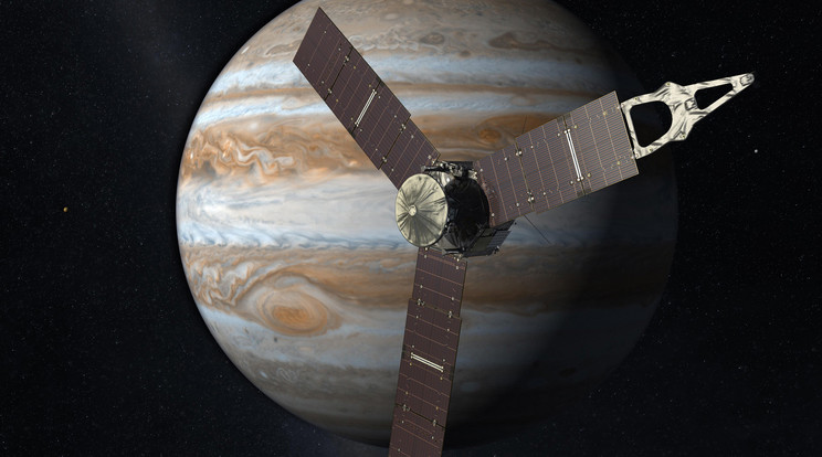 Eddig még
nem jutott
ilyen közel emberi eszköz a Jupiterhez/Fotó:NASA
