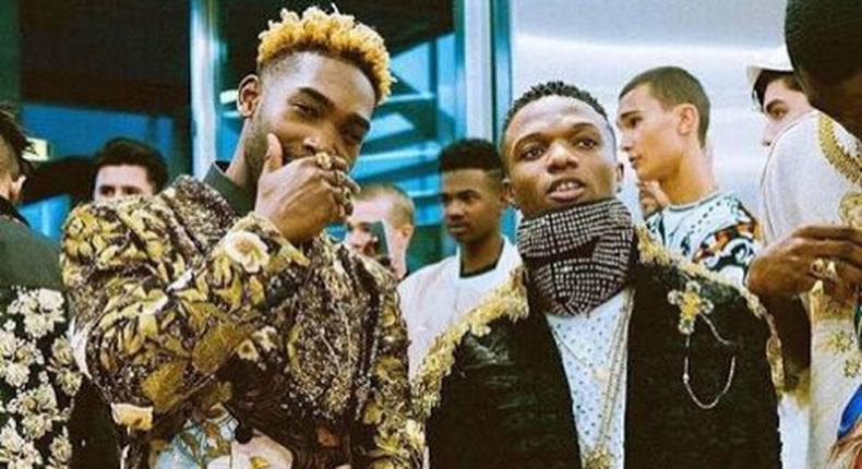 Wizkid threatens Dumi Oburota and British rapper, Tinie Tempah on Snapchat. (D&G)