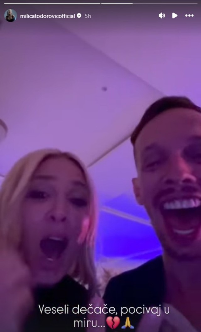 Milica Todorović i Marko Pantić (Foto: Instagram/milicatodorovicofficial)
