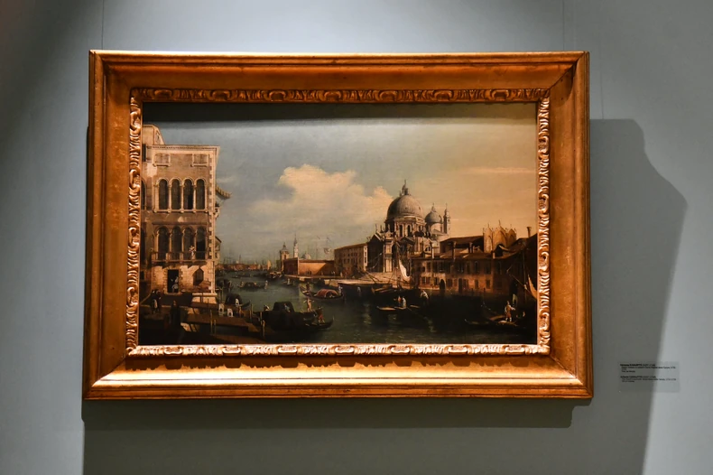 „Grande kanal sa crkvom Santa Marija dela Salute“, 18. vek