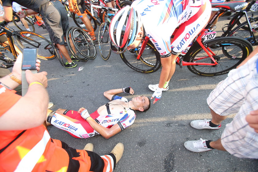 Masakra na finiszu etapu Tour de Pologne!