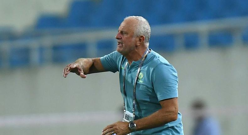 Australia coach Graham Arnold has tested positive for Covid-19 Creator: Manan VATSYAYANA