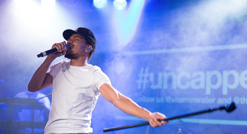 Chance the Rapper performing in New York.Photo by Dave Kotinsky/Getty Images for vitaminwater