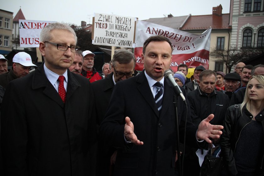 Andrzej Duda i Stanisław Pięta