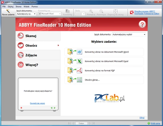 Darmowy Program Do Rozpoznawania Roślin ABBYY FineReader 10 Home Edition – program do optycznego rozpoznawania