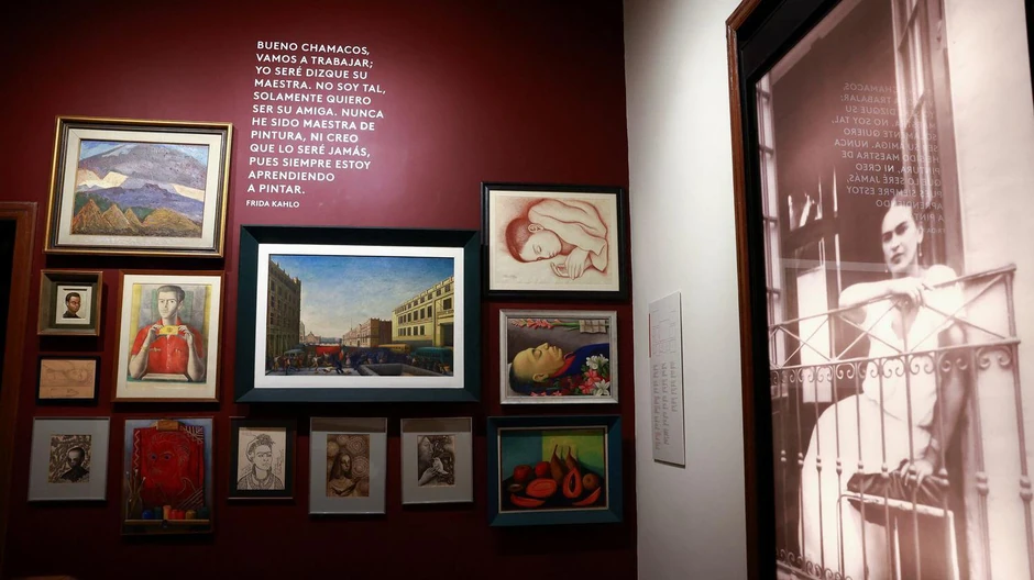 Slike Fride Kalo izložene u Muzeju posvećenom upravo ovoj meksičkoj umetnici | Foto: Reuters