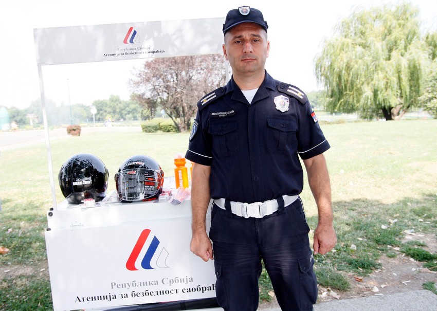 Zamenik načelnika Uprave saobraćajne policije Boban Milinković